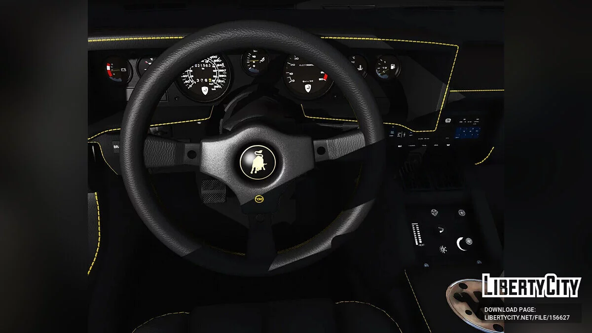 Lamborghini Countach 1988 [Reworked 1.0] / GTA 5