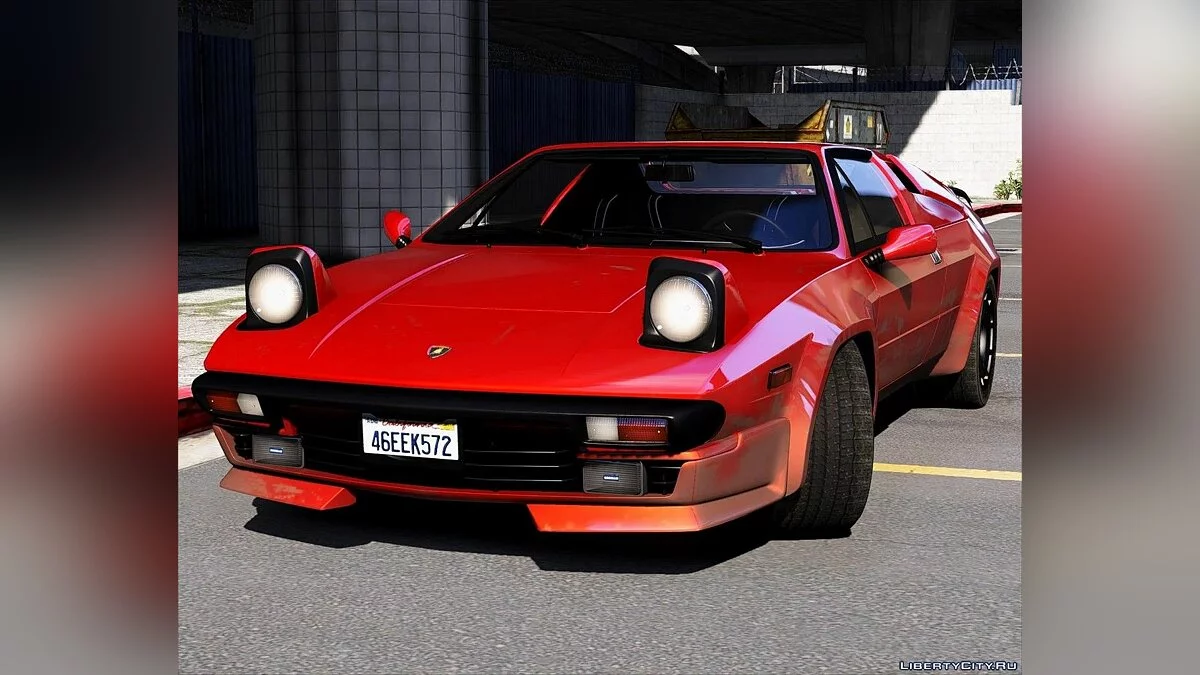 Lamborghini Jalpa 1988 [Додаток | Шаблон | Екстра] 1.1 / GTA 5