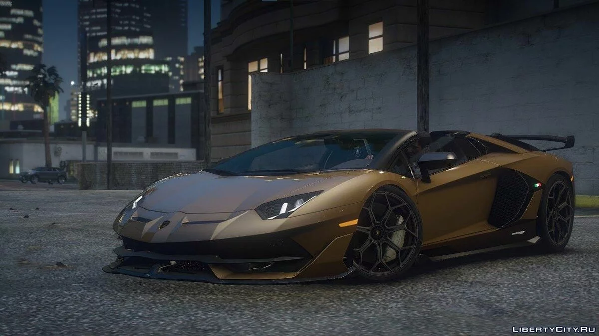 Lamborghini Aventador SVJ Roadster [Додаток | Екстра | Шаблон] 1.01 / GTA 5