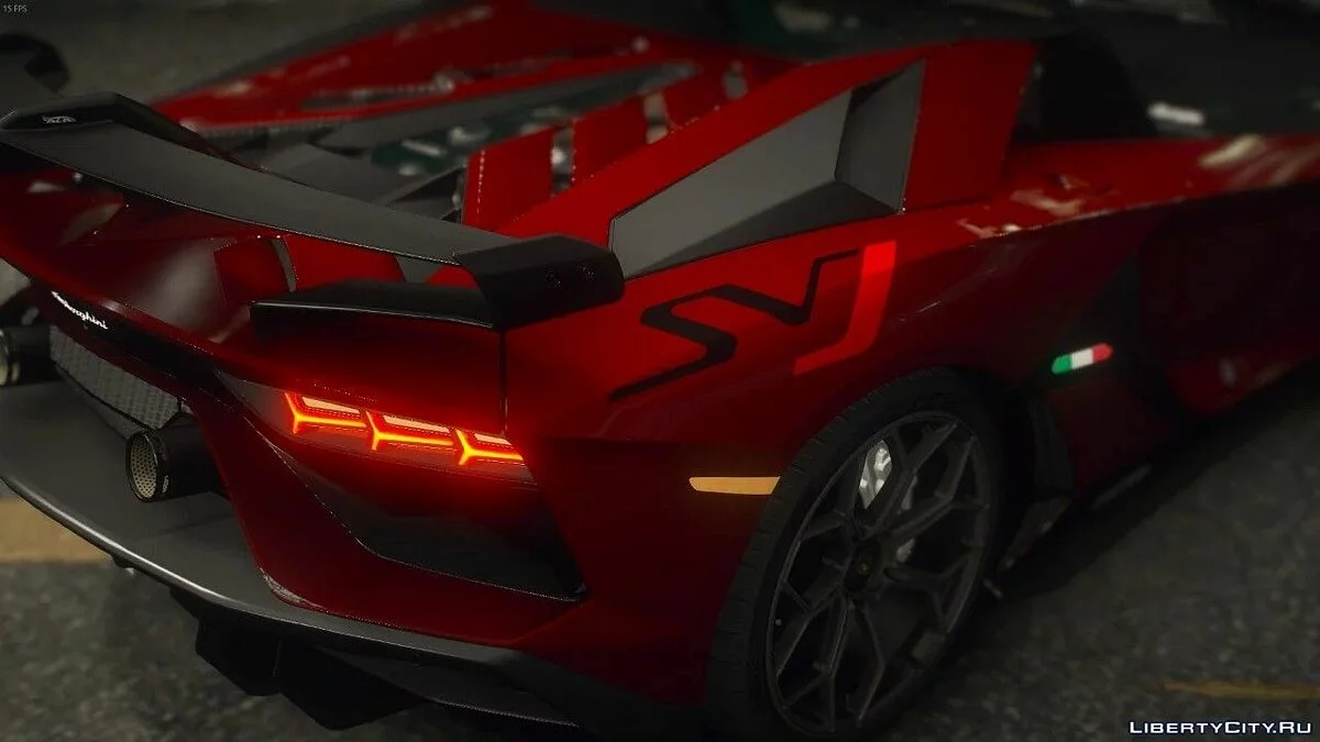 Lamborghini Aventador SVJ Roadster [Додаток | Екстра | Шаблон] 1.01 / GTA 5