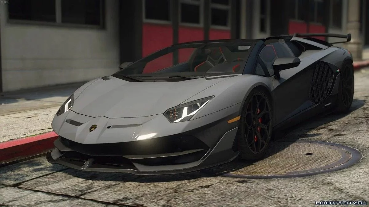 Lamborghini Aventador SVJ Roadster [Додаток | Екстра | Шаблон] 1.01 / GTA 5