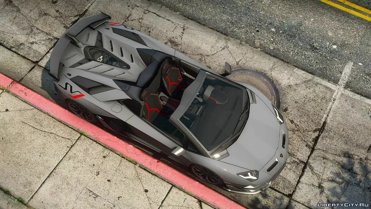 Lamborghini Aventador SVJ Roadster [Додаток | Екстра | Шаблон] 1.01 / GTA 5