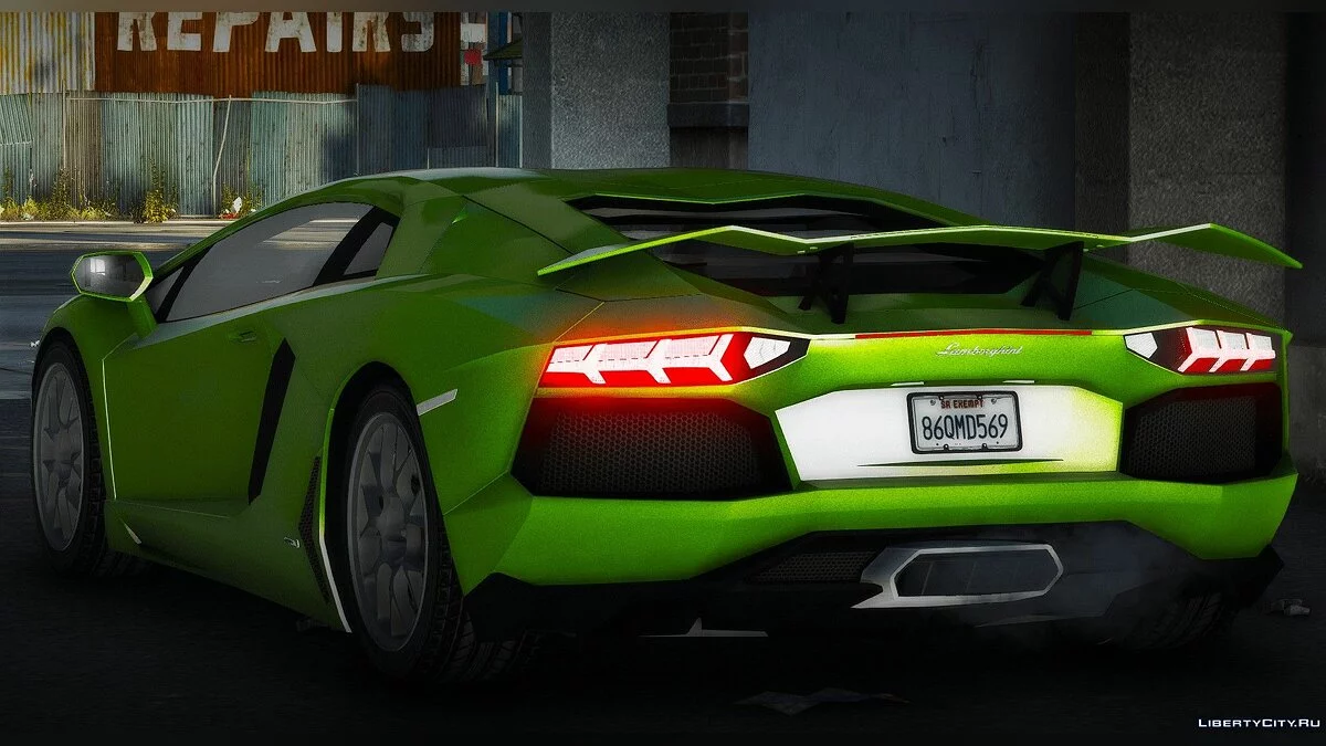 Lamborghini Aventador v1.0 / GTA 5