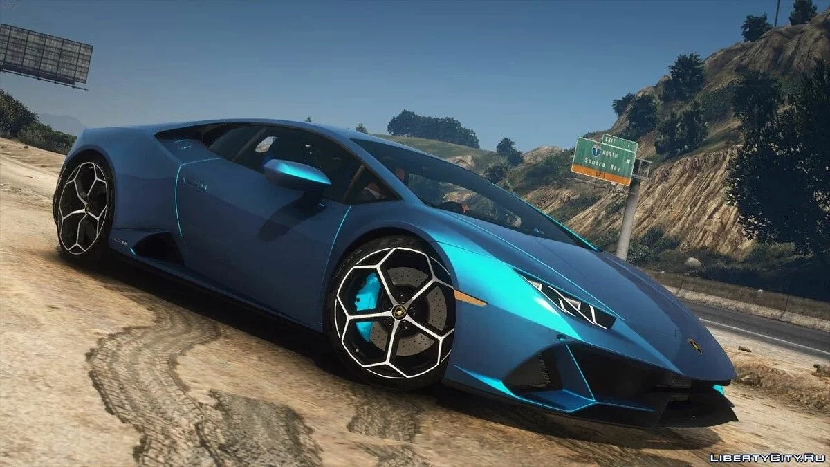 Lamborghini Huracan EVO coupe v1.1 hotfix / جي تي أي 5