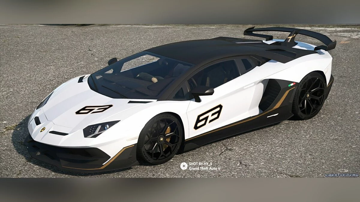 Lamborghini Aventador SVJ / SVJ 63 Edição de Aniversário v2.7 FINAL / GTA 5