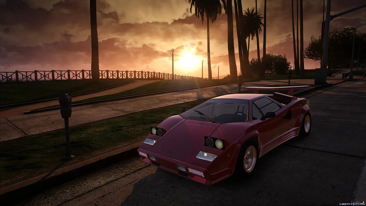 لامبورغيني كونتاش LP5000 QV 1988 / جي تي أي 5
