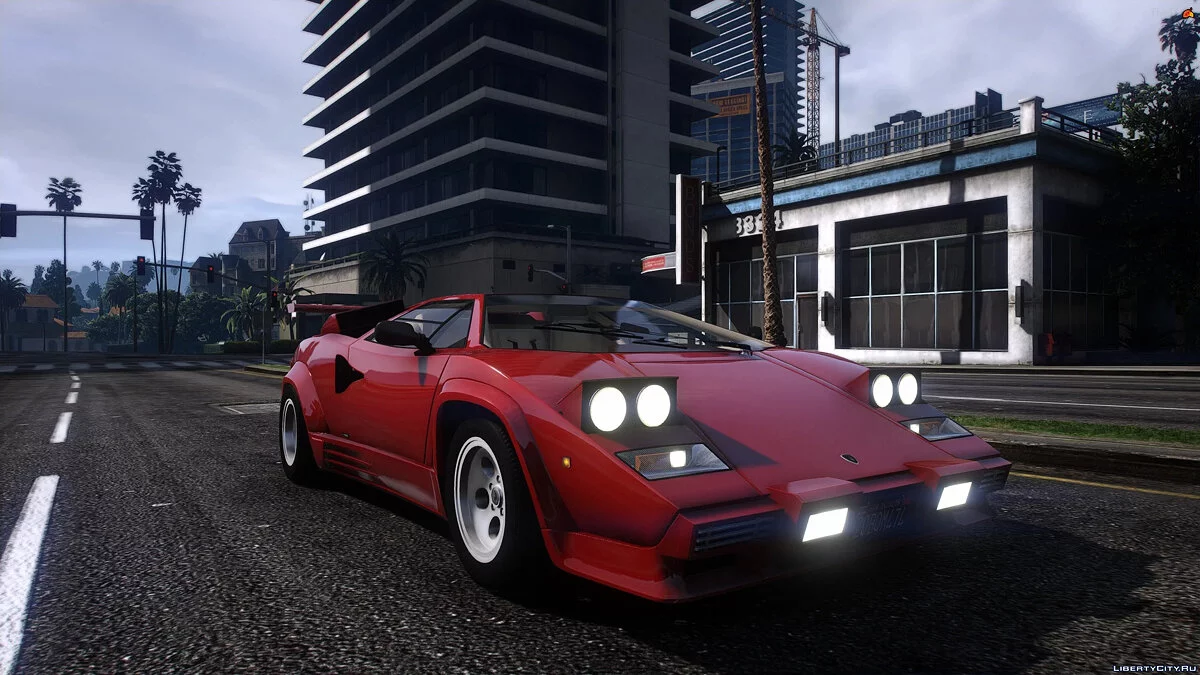 لامبورغيني كونتاش LP5000 QV 1988 / جي تي أي 5