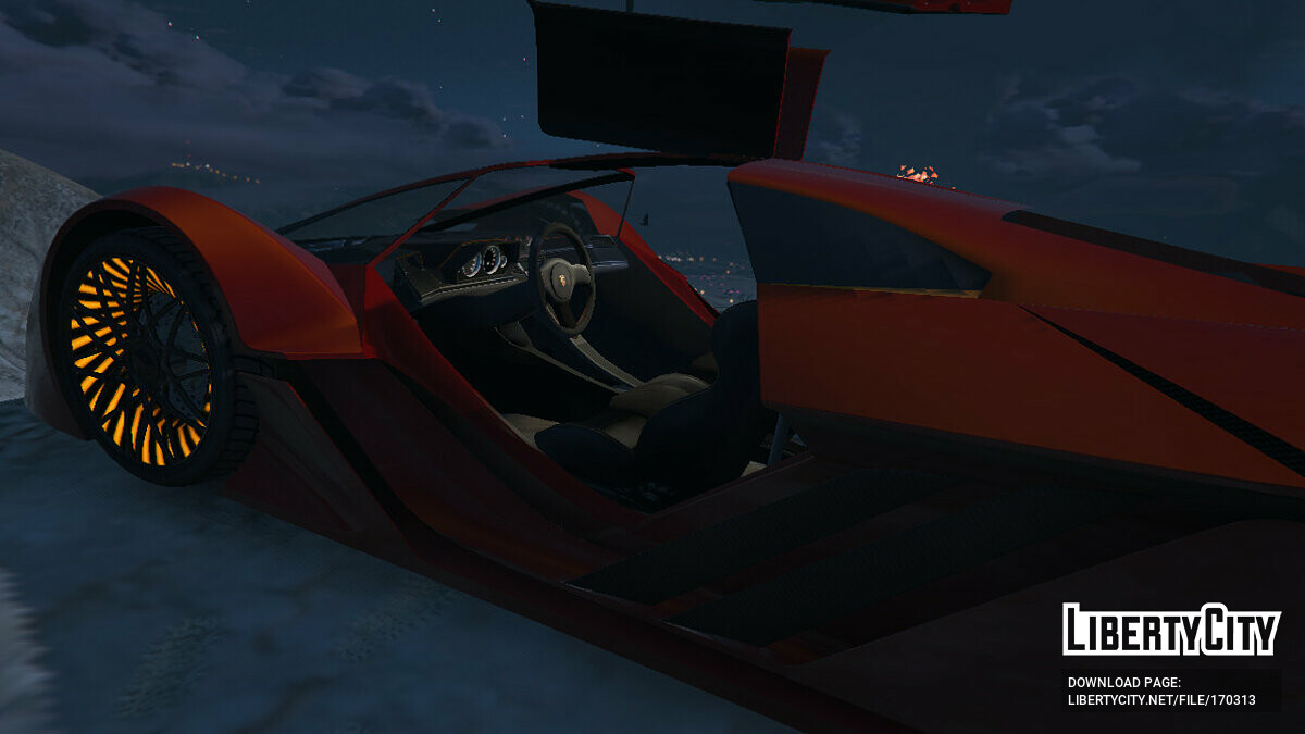 Download Tezeract Lambo Glow for GTA 5