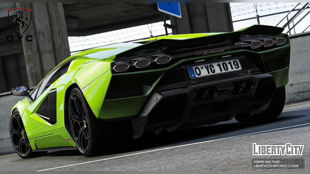 2022 Ламборгіні Кунтач LPI800-4 v1.0 / GTA 5