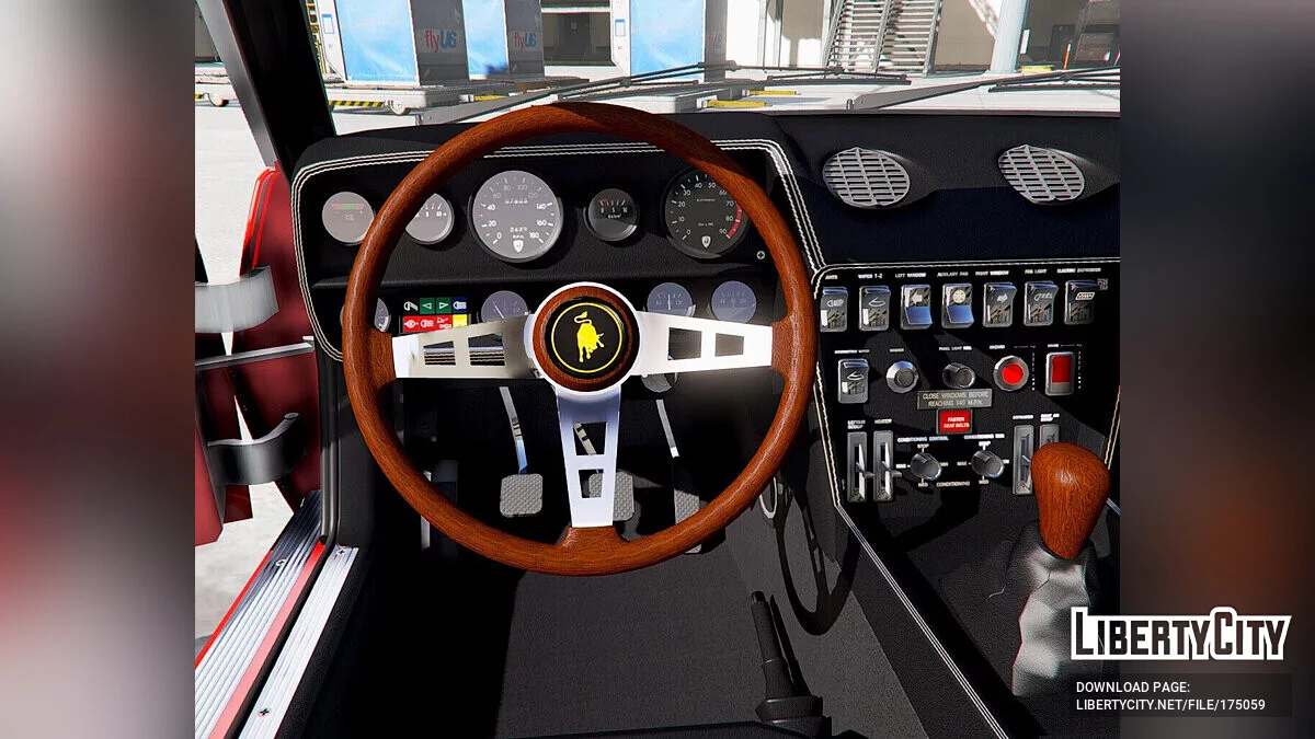 Lamborghini Jarama 1976 [Revisado] v1.0 / GTA 5