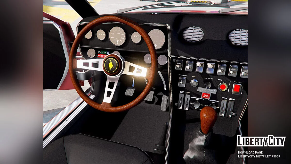 Lamborghini Jarama 1976 [Revisado] v1.0 / GTA 5