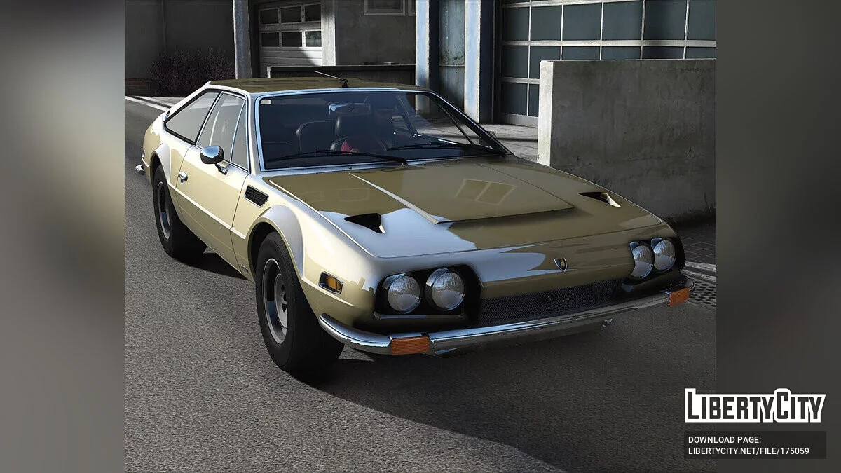 Lamborghini Jarama 1976 [Revisado] v1.0 / GTA 5