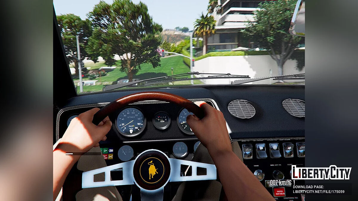 Lamborghini Jarama 1976 [Revisado] v1.0 / GTA 5