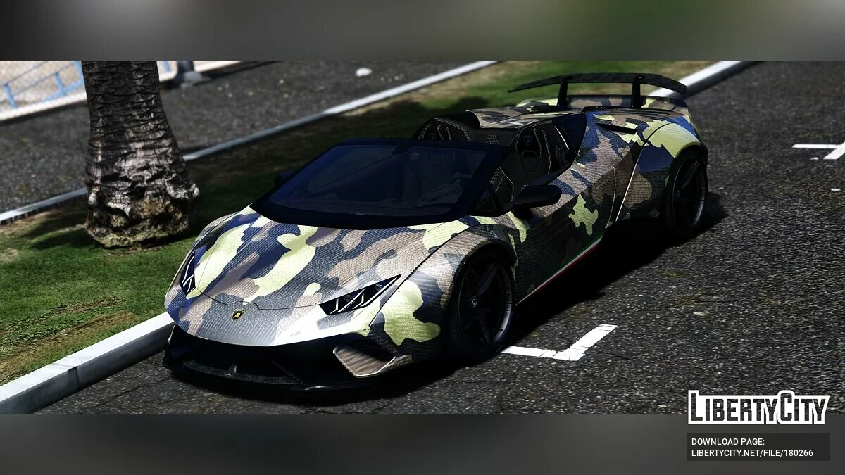 2018 Lamborghini Huracan Performante Spyder Liberty Walk / GTA 5