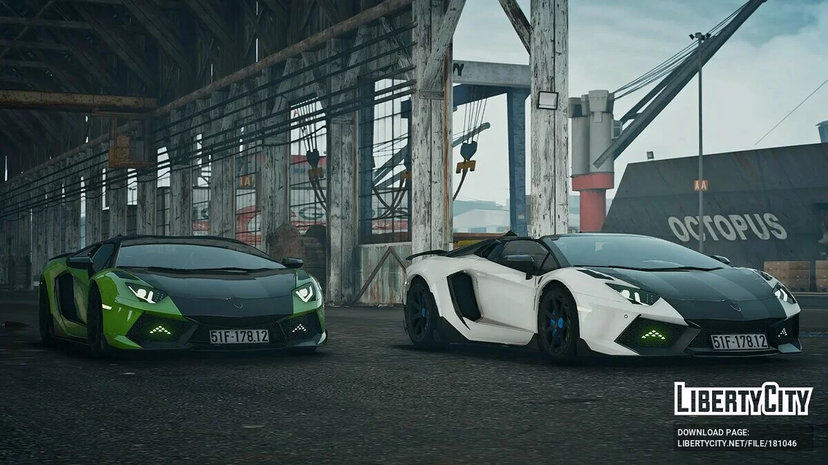 兰博基尼 Aventador Mansory Carbonado Apertos Color v1.0 / GTA 5