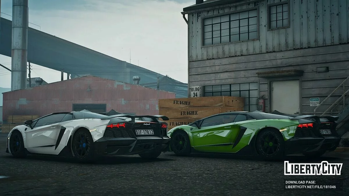 兰博基尼 Aventador Mansory Carbonado Apertos Color v1.0 / GTA 5