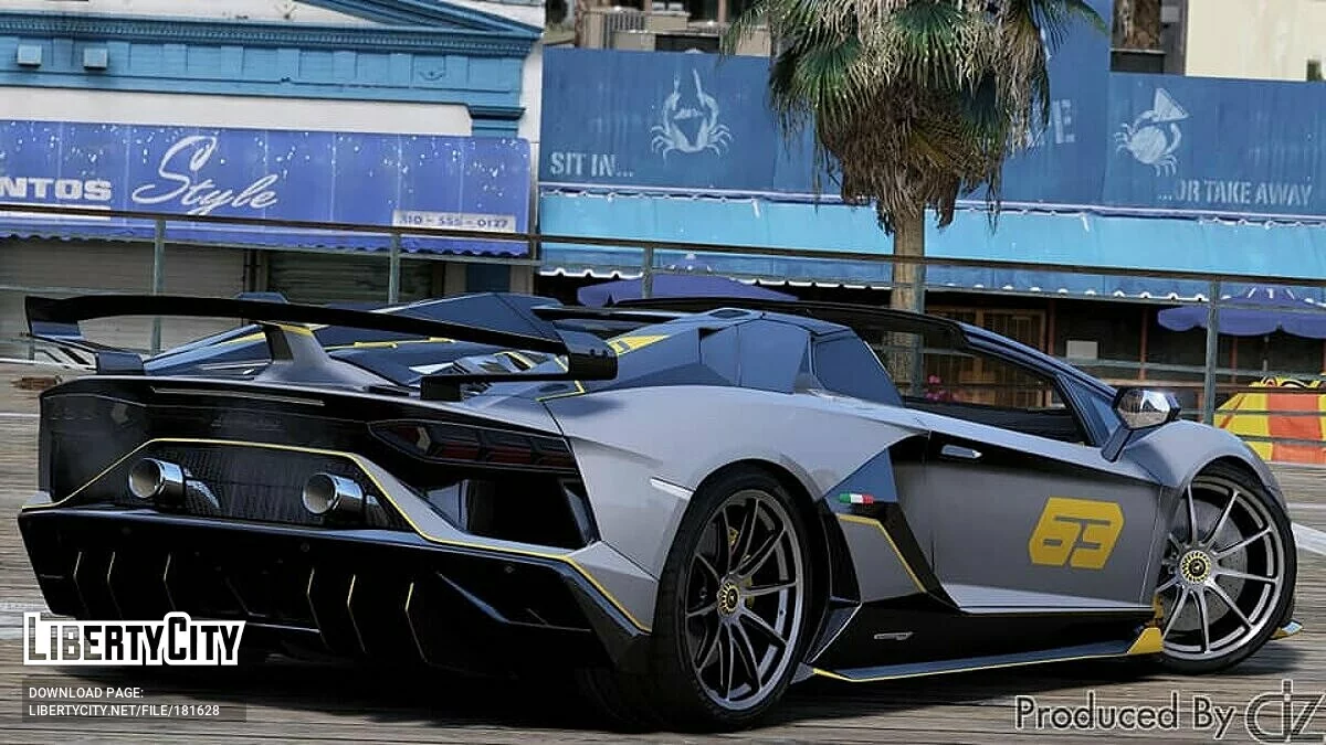 Lamborghini Aventador SVJ Roadster 2020 / GTA 5