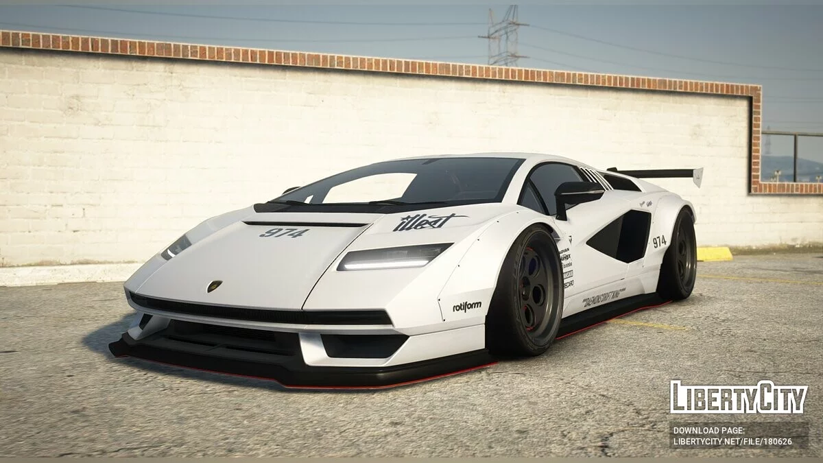 Lamborghini Countach LPI 800-4 / GTA 5