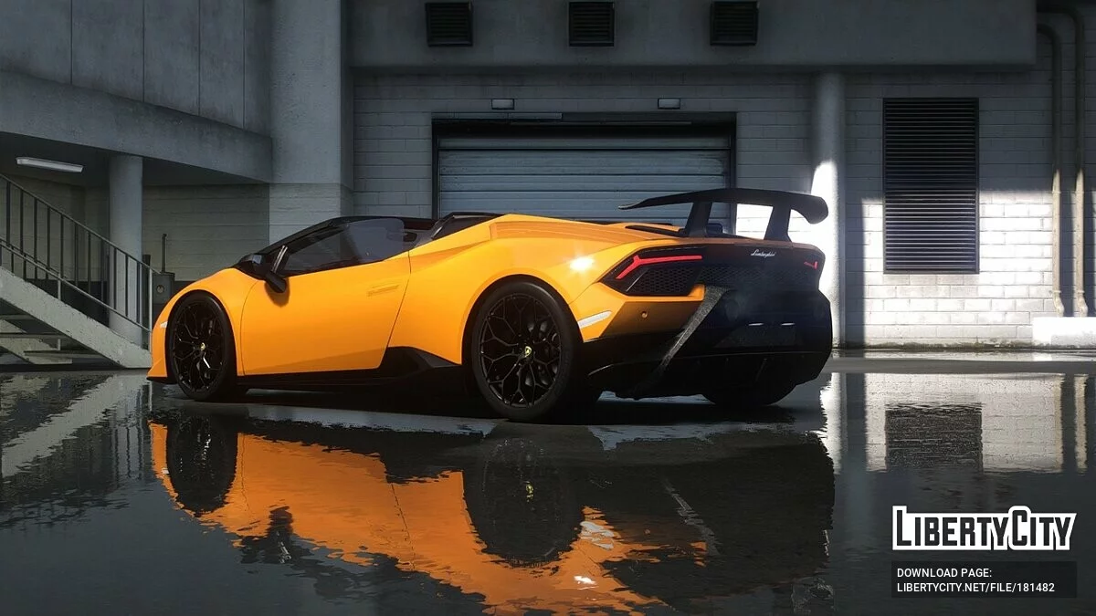 Lamborghini Huracan Performante Spyder 2018 / GTA 5