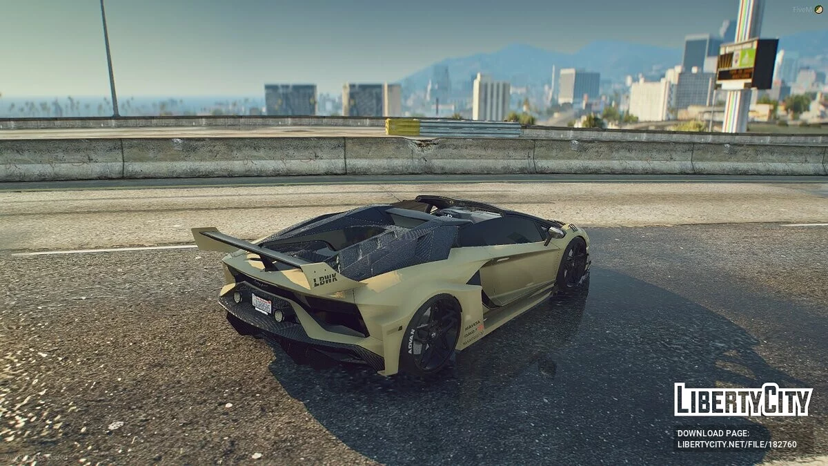 Lamborghini Aventador LB Silhouette Roadster / GTA 5