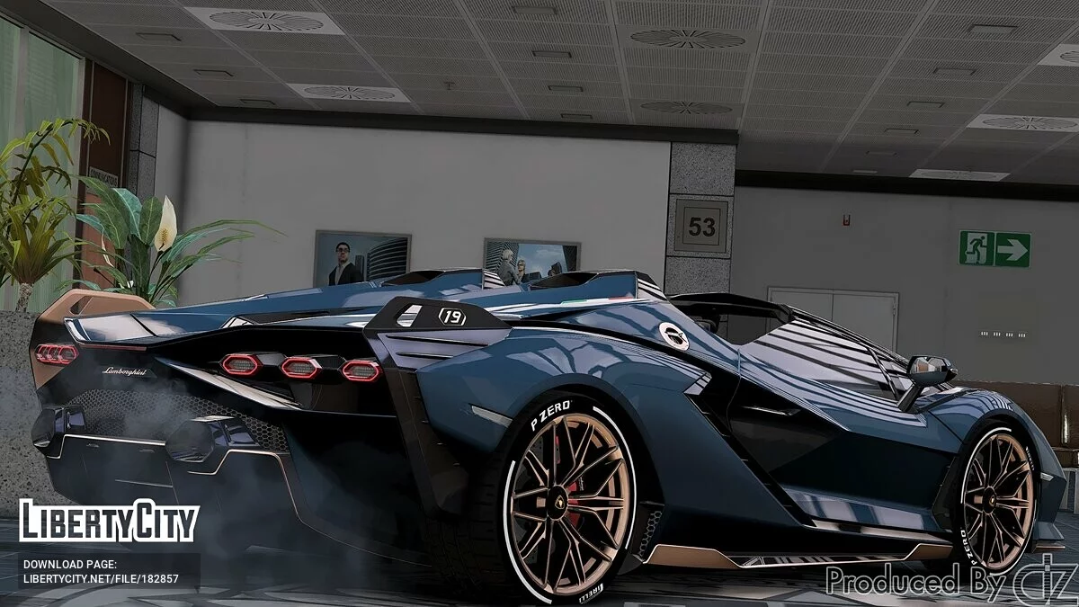 Lamborghini Sian Roadster 2021 / GTA 5