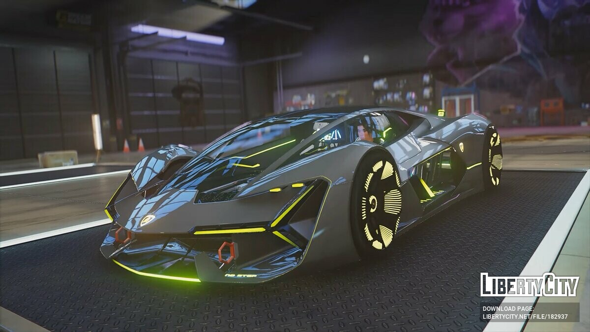 Lamborghini Terzo Millennio 2017 v5.0 for GTA 5