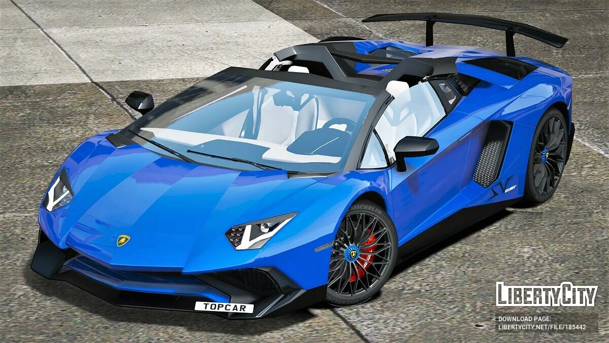 Lamborghini Aventador LP 750-4 SV Roadster / GTA 5