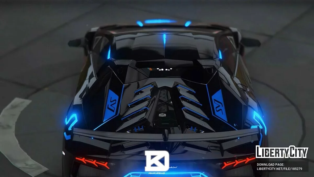 Lamborghini Aventador Svj Roadster / GTA 5