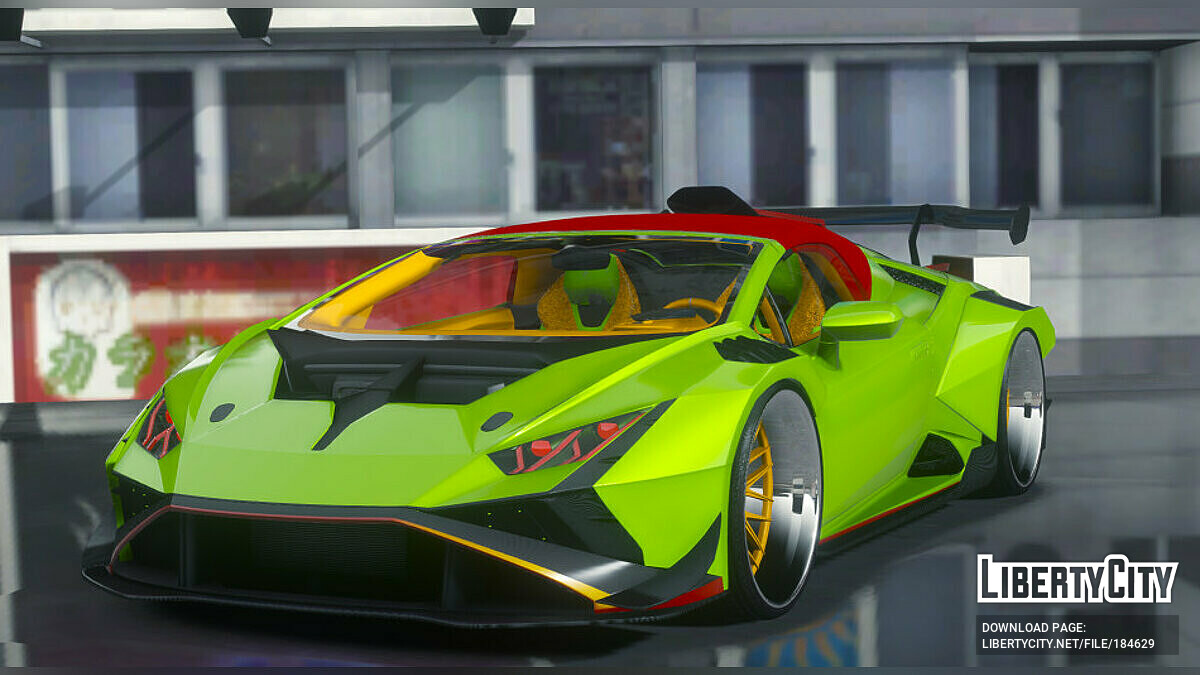 Download Lamborghini Huracan Evo2 Spyder for GTA 5