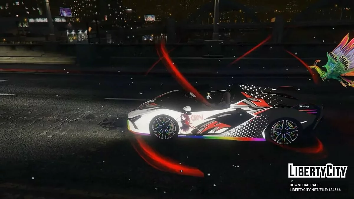 Lamborghini Sian Roadster Phoenix 3D and RGB / GTA 5