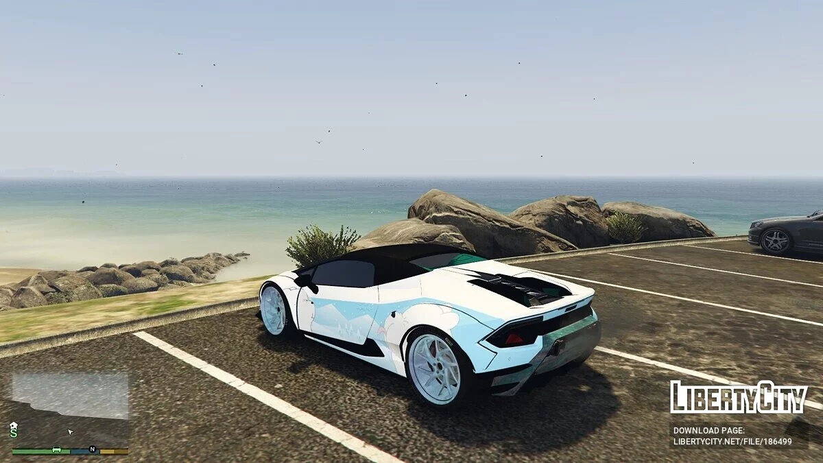 Lamborghini Huracan Performante Spyder Liberty Walk 2018 Ours Blanc / GTA 5