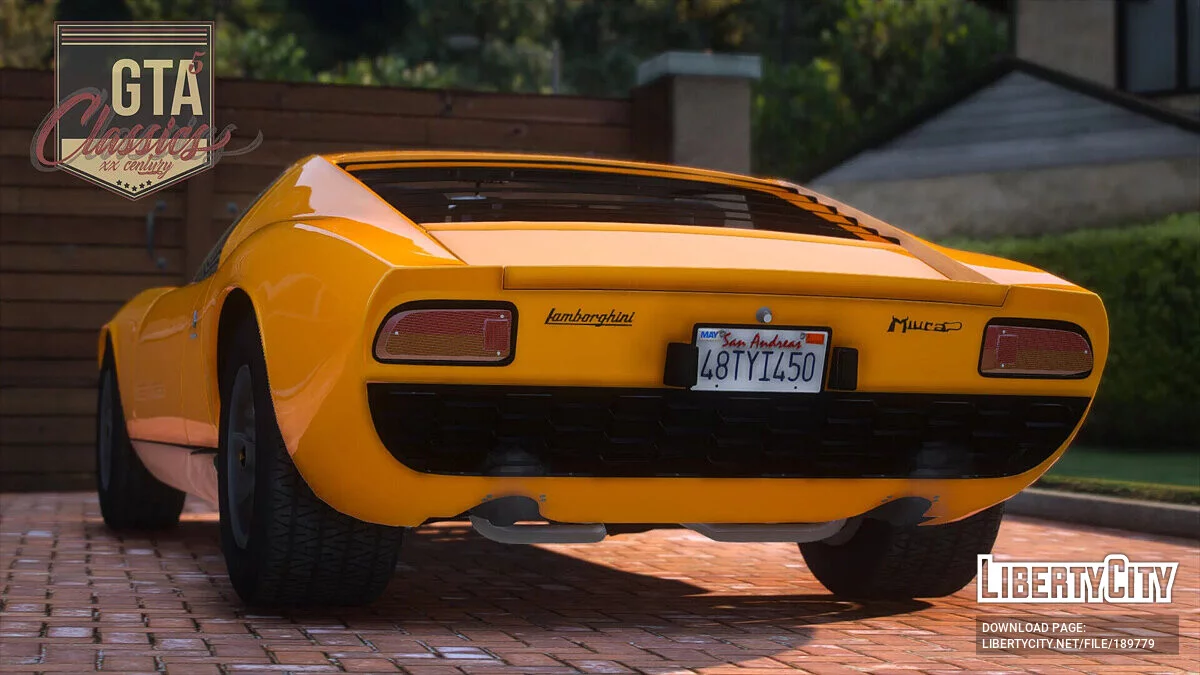 1967 Lamborghini Miura P400 v1.69 / GTA 5
