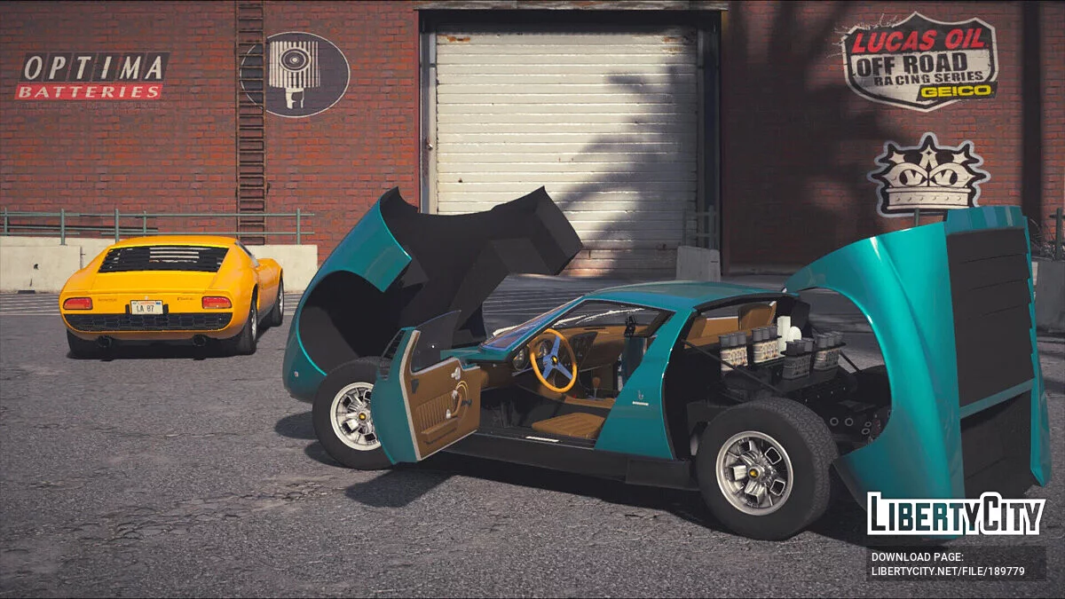1967 Lamborghini Miura P400 v1.69 / GTA 5