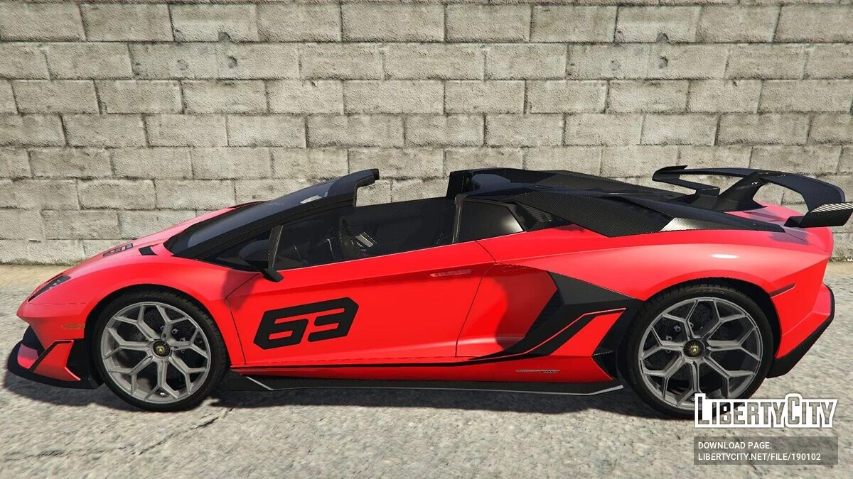 Lamborghini Aventador SVJ Roadster / GTA 5