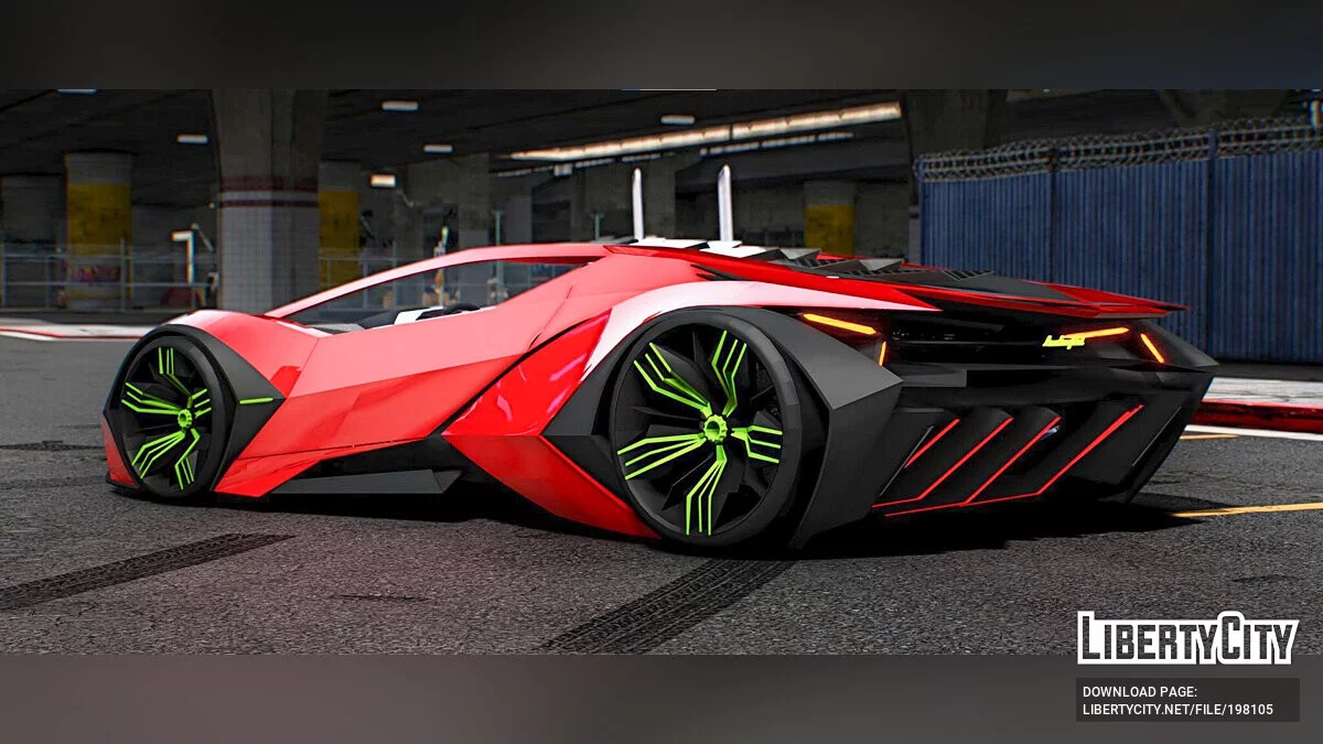 Lamborghini Mosa Concept 2022 / GTA 5