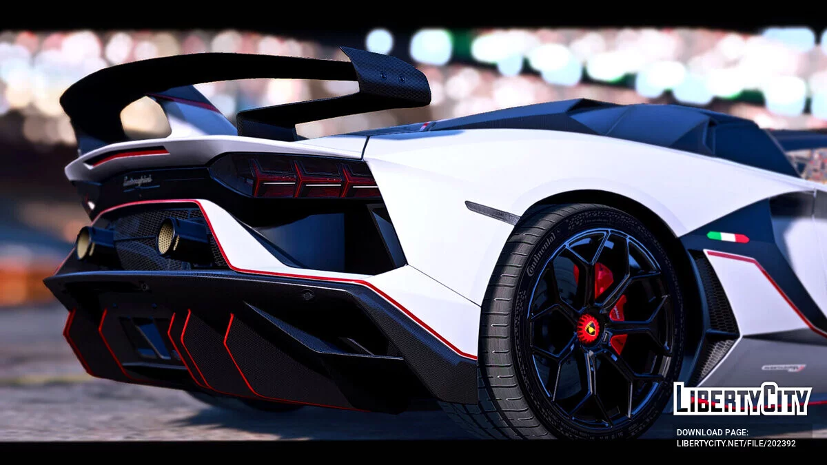 Lamborghini Aventador SVJ Roadster v1.0 / GTA 5