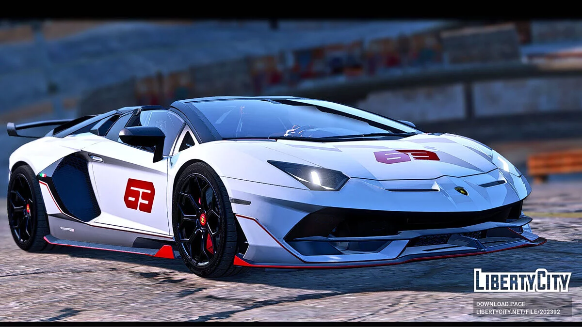 Lamborghini Aventador SVJ Roadster v1.0 / GTA 5