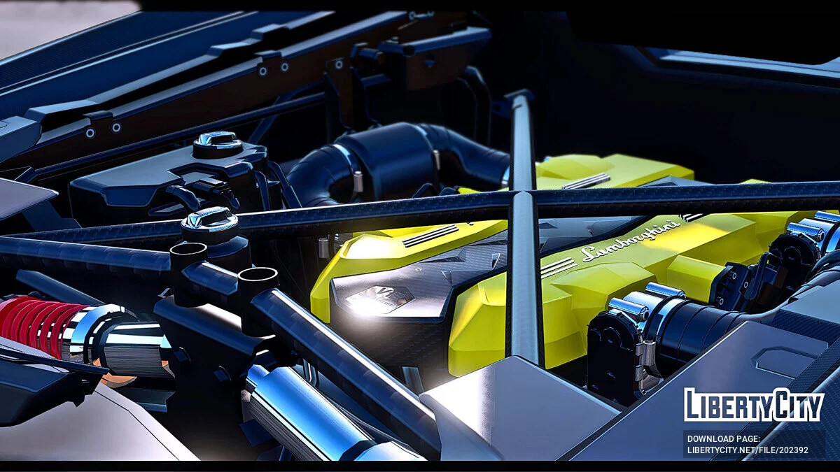 Lamborghini Aventador SVJ Roadster v1.0 / GTA 5