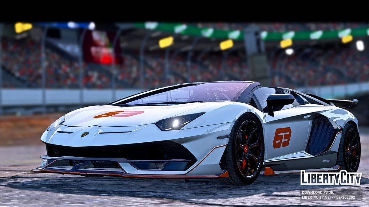 Lamborghini Aventador SVJ Roadster v1.0 / GTA 5