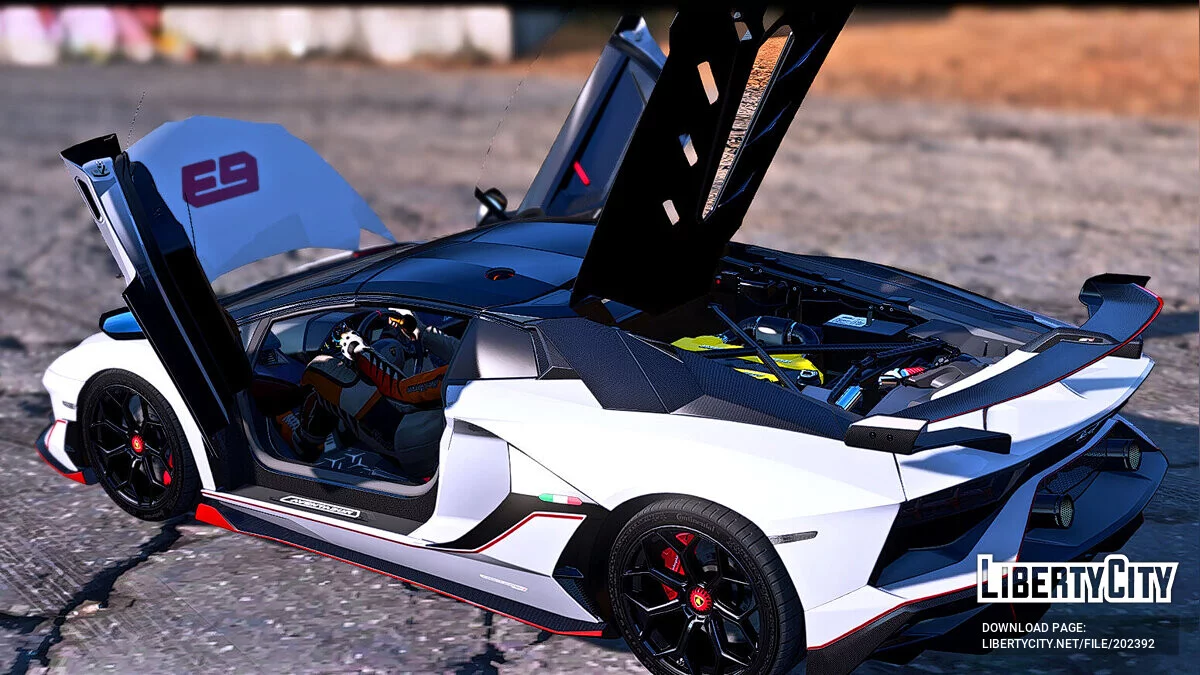 Lamborghini Aventador SVJ Roadster v1.0 / GTA 5
