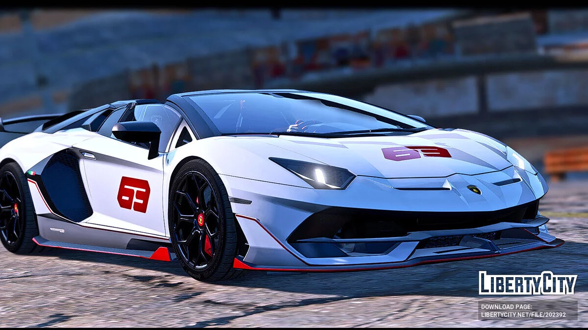Lamborghini Aventador SVJ Roadster v1.0 / GTA 5