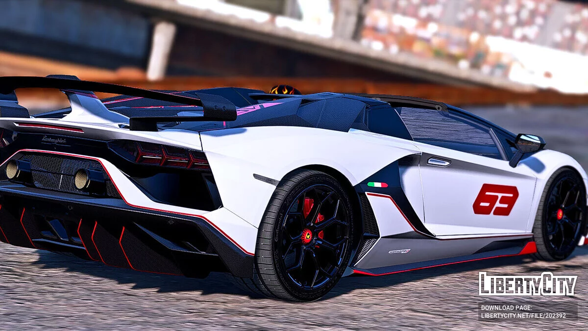 Lamborghini Aventador SVJ Roadster v1.0 / GTA 5
