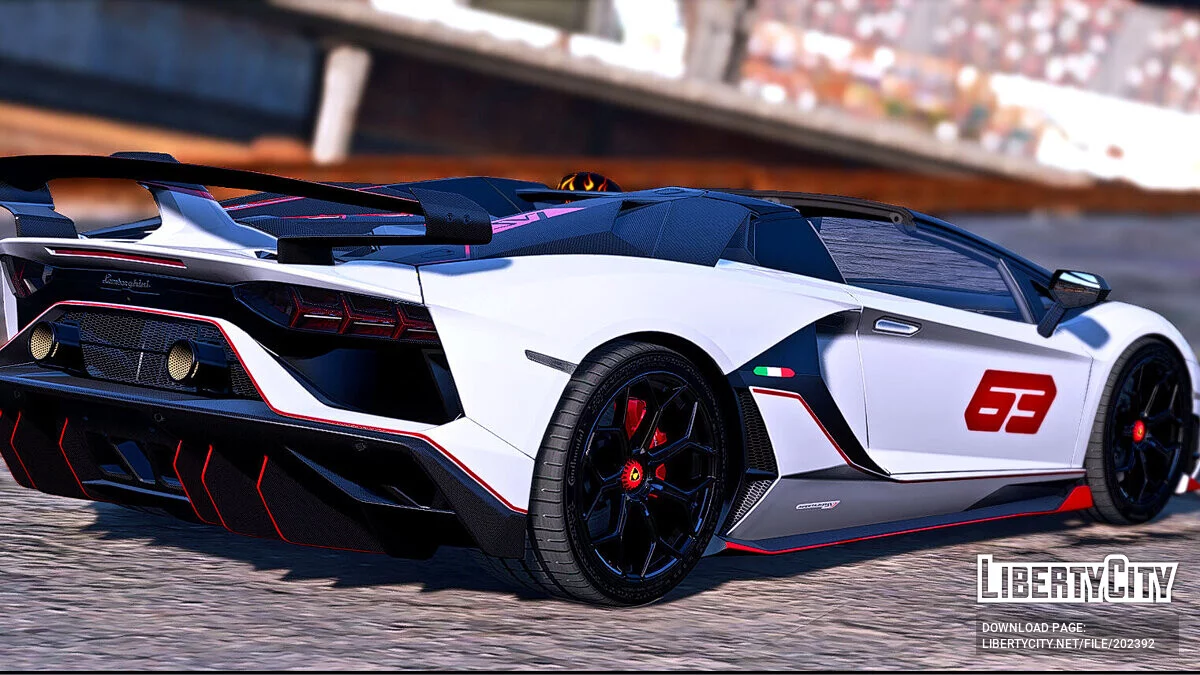Lamborghini Aventador SVJ Roadster v1.0 / GTA 5