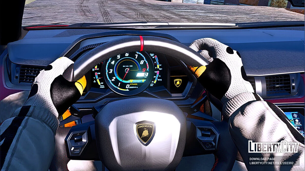 Lamborghini Aventador SVJ Roadster v1.0 / GTA 5