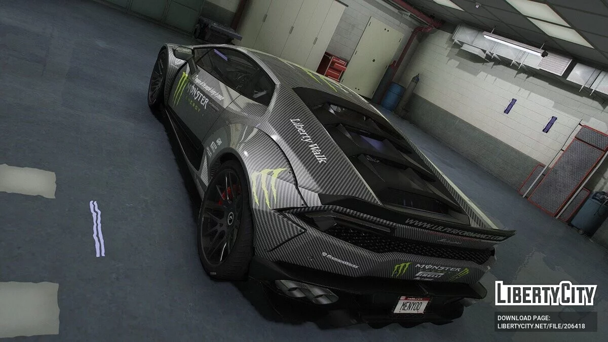 Lamborghini Huracan LP-610 Liberty Walk Monster / GTA 5