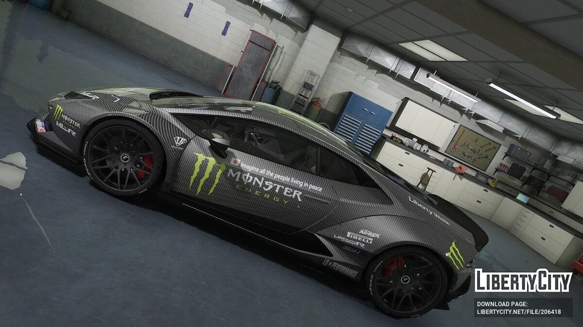 Lamborghini Huracan LP-610 Liberty Walk Monster / GTA 5