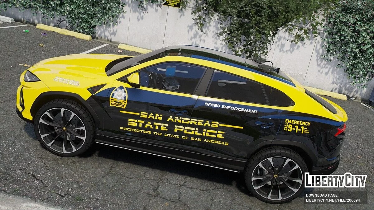 2019 Lamborghini Urus Speed Enforcement / GTA 5