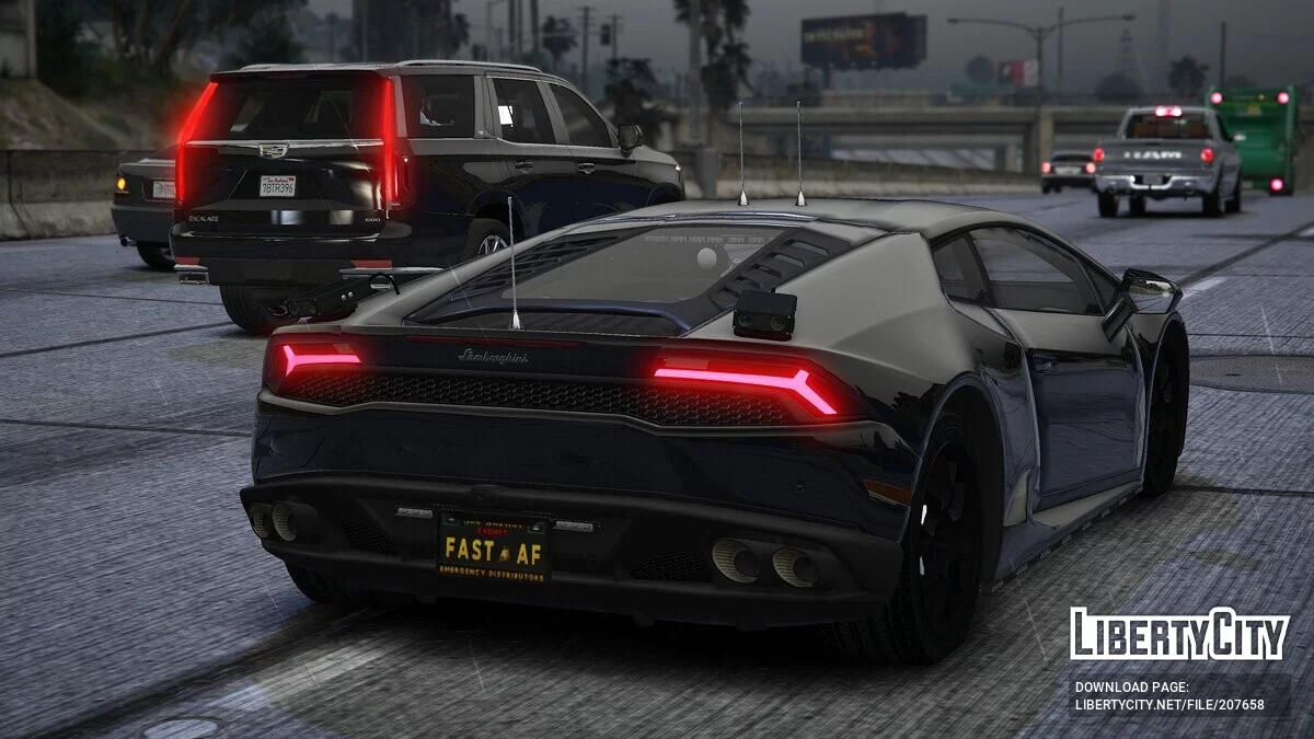 Lamborghini Huracan Speed Enforcement Unit Unmarked / جي تي أي 5