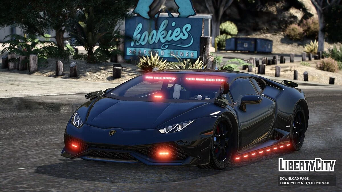 Lamborghini Huracan Speed Enforcement Unit Unmarked / جي تي أي 5