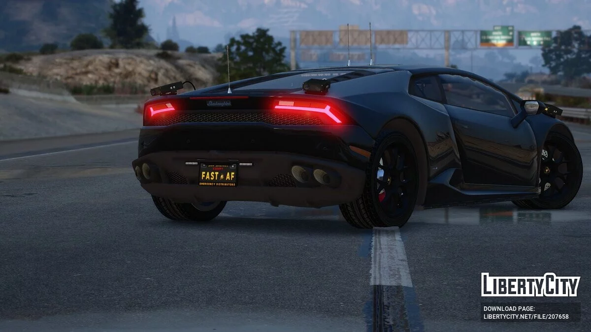 Lamborghini Huracan Speed Enforcement Unit Unmarked / جي تي أي 5